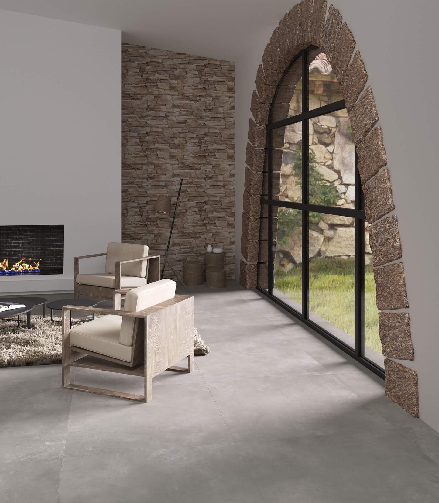 XXL Fliese Ziro Gris Navarti 120x240cm