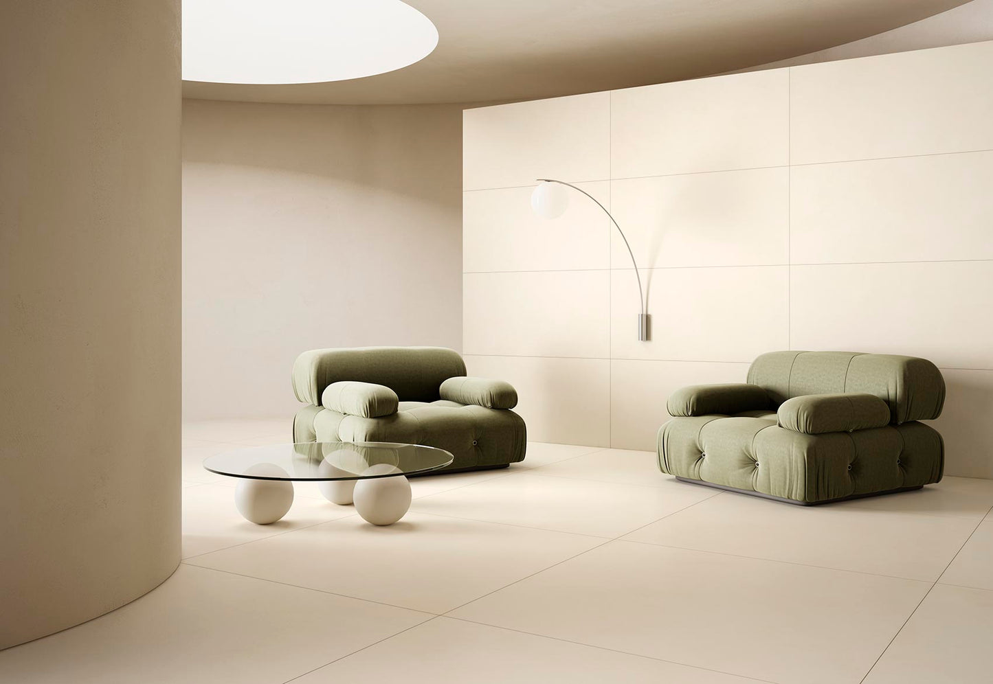 XXL Fliese Ziro Crema Navarti 120x240cm