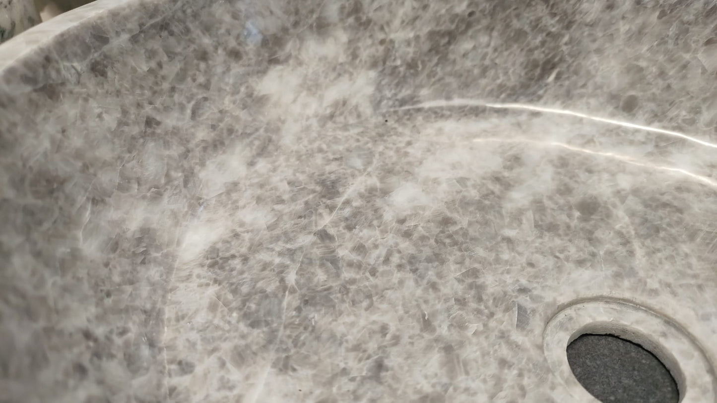 Grey Marble Bowl | Waschbecken