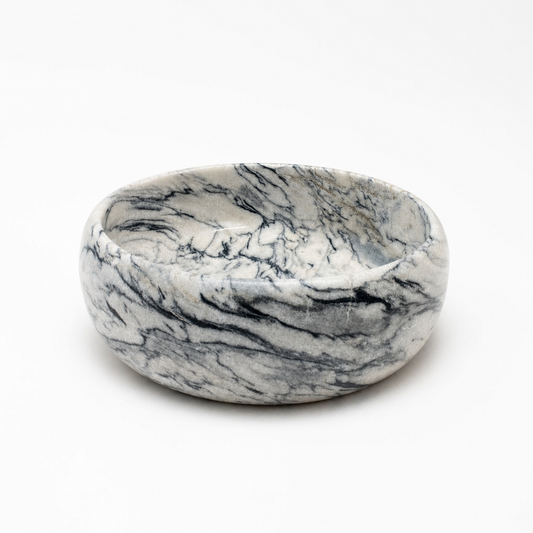 Marmor Waschbecken | Kentro Silver Storm