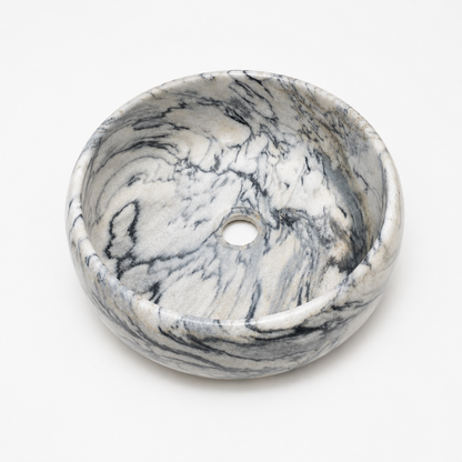 Marmor Waschbecken | Kentro Silver Storm