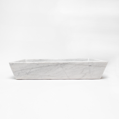 Marmor Waschbecken | Kentro White Dream Edged