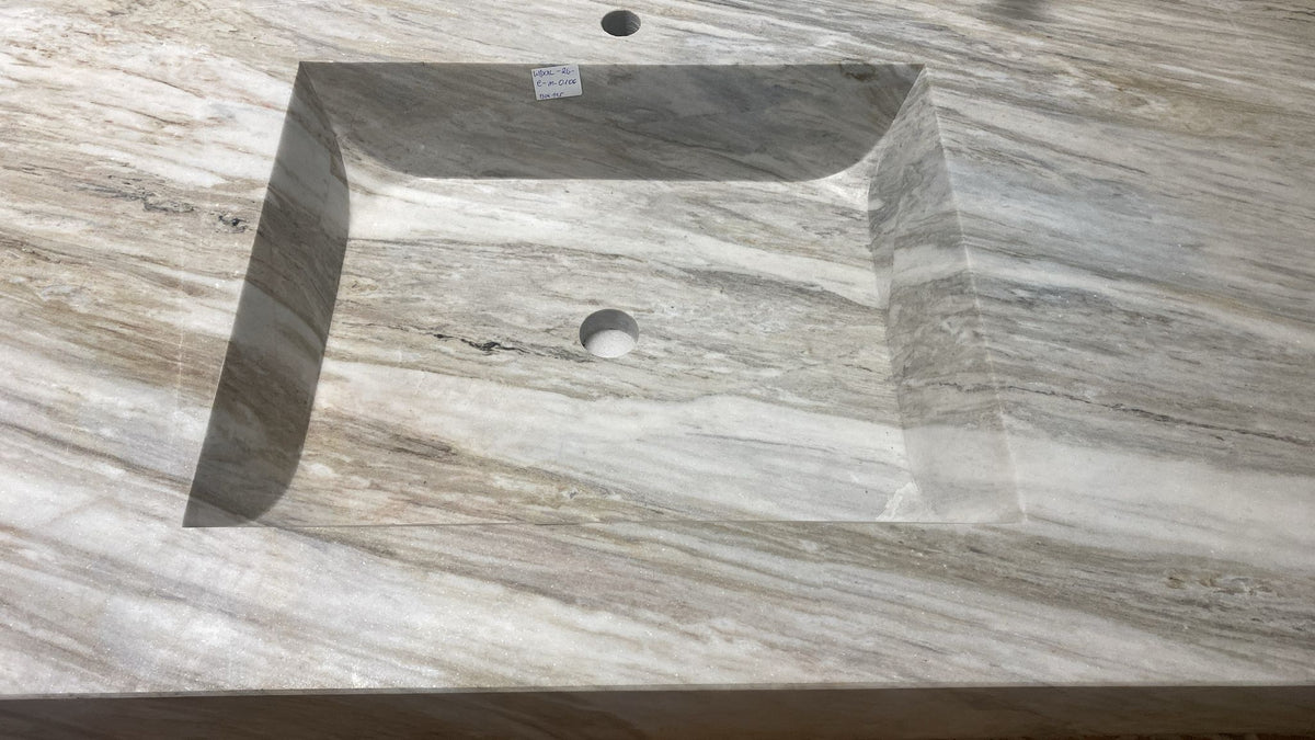 XXL Marmor Waschtische Massive Unikate aus Handarbeit