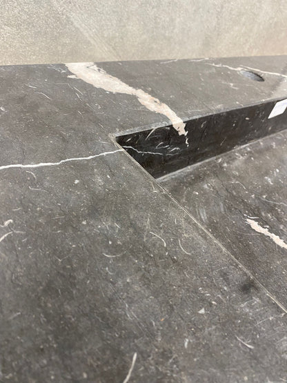 XXL Marmor Waschbecken | Midnight Obsidian